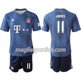 Completo Calcio Bayern Monaco JAMES 11 Bambino Divisa Terza 2018/2019